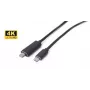 MicroConnect USB3.1CMDP3 USB grafinis adapteris 3840 x 2160 pikseliai Juoda
