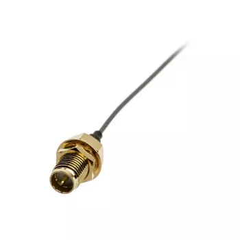 Akasa A-ATC01-150GR signalinis kabelis 0.15 m Juodas, Auksinis