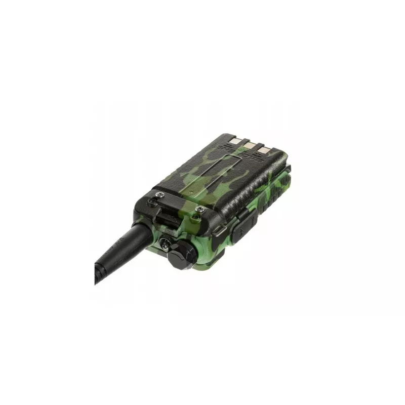 Nešiojama racija Baofeng UV-5R 5W HT kamufliažinė – dviejų juostų FM, 5W, 1800 mAh baterija