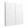 GIRA System 55 2-jungiklio svyruoklinė plokštelė 329503, Pure White