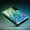 GPU vandens blokas EK-Quantum Vector³ FE RTX 5090 — permatomas akrilinis viršus