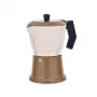 Moka puodas Maestro MR-1657-9-BEIGE aliumininis kavos virimo aparatas ant viryklės, 9 puodelių talpa
