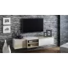 Cama TV spintelė SIGMA1 180 sonomos ąžuolas/baltas blizgus