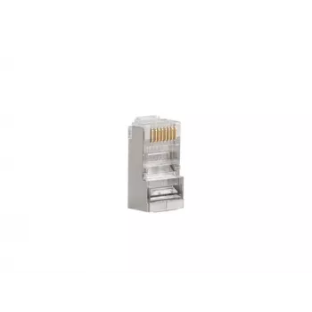Lanberg PLS-5000 RJ-45 kištukas, nerūdijantis plienas, skaidrus (PLS-5000)