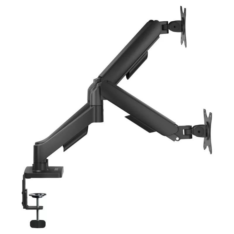 Savio UM-04 Dvigubas spyruoklinis monitoriaus laikiklis ant stalo 17″–32″