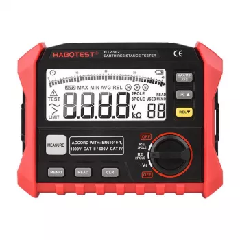 Habotest HT2302 Skaitmeninis Žemės Atsparumo Testeris