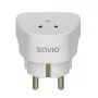 SAVIO AP-01 kelioninis adapteris, US lizdas – EU kištukas