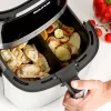 Kepimo skrudintuvas Taurus Air Fry 7S 1600W 6,5L, nerūdijantis plienas, 8 programos, 80–200°C, jutiklinis valdymas