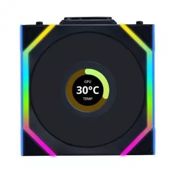 LIAN LI UNI FAN SL Wireless 120 ARGB Juodas 3 vnt. rinkinys