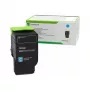 Lexmark 78C2UCE Tonerio rinkinys Cyan Contract Ultra High-Capacity, 7000 puslapių