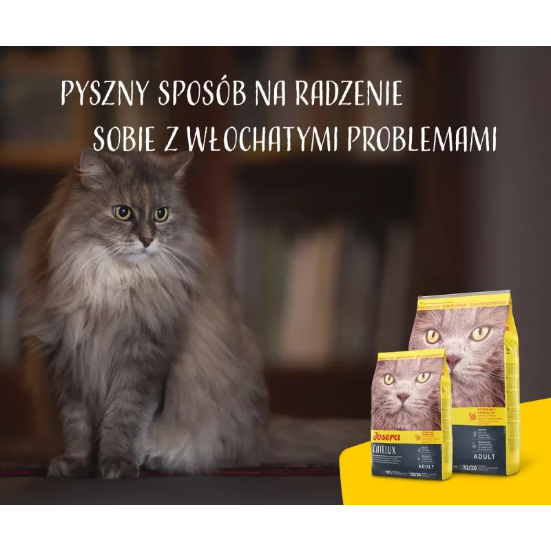 Sausas kačių ėdalas JOSERA Catelux Adult Duck Poultry 2 kg