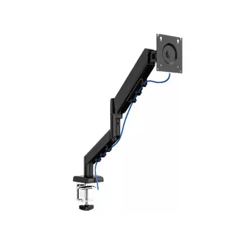 Monitoriaus laikiklis TRACER Pivot Master TRAUCH47659 – reguliuojamas aukštis, pakreipimas, sukimas, VESA 100×100, iki 9 kg, 13–32 colių ekranams, stalviršinis, juodas