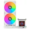 Lian Li GA II LCD 120 mm skysčio aušinimo komplektas baltas