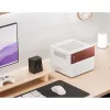 Kompiuterio korpusas Micro Tower Jonsbo N4 WHITE Mini-ITX su grūdintu stiklu