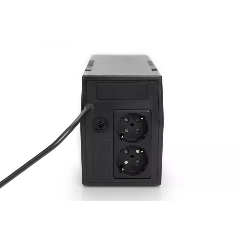 UPS DIGITUS DN-170063-B linijinis-interaktyvus 600 VA / 360 W, AVR, LCD, 2x F tipo lizdai, 7 Ah baterija