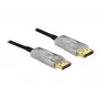 DeLOCK DisplayPort kabelis – DisplayPort (M) į DisplayPort (M) – DisplayPort 1.4 – 15,0 m – palaiko 8K UHD (7680 x 4320) – juoda (85886)