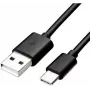Samsung USB Type C duomenų kabelis / įkrovimo laidas, Galaxy 10/10e/10+, 1,2 m, juodas (EP-DG970BBE)
