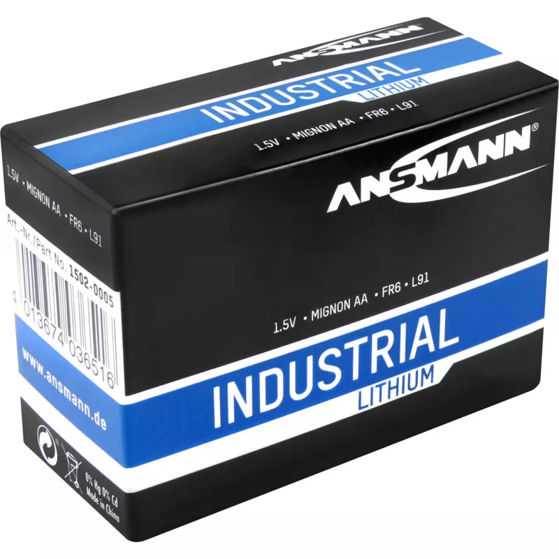 Vienkartinė ličio baterija Ansmann 1502-0005 AA (10 vnt.)