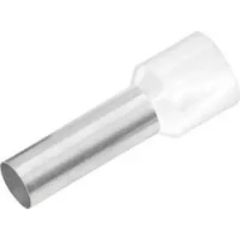 Cimco 187000 Ferulė 0,5 mm² iš dalies izoliuota balta 100 vnt.