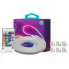 LED juostinis apšvietimas Vention PAEWH 2 m, USB maitinimas 5V, RGB su IR nuotolinio valdymo pulteliu, dvipusė lipni juosta