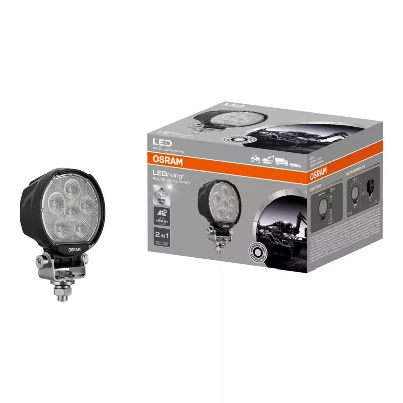 LED prožektorius Ledvance ROUND WL VX100-WD LED 10W 3000K automobiliui