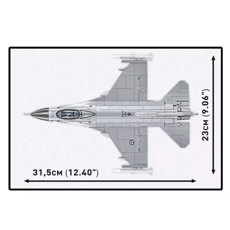Cobi Konstruktorius F-16AM Fighting Falcon, 495 dalių, mastelio modelis