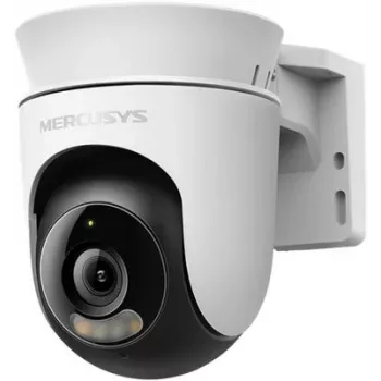 IP vaizdo stebėjimo kamera MERCUSYS MC510 kupolas 2 MP, 2304×1296, 30 kadrų/s, Wi‑Fi ir Ethernet, IR naktinis matymas, lubų montavimas, balta