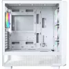 PC korpusas Montech X5 Midi Tower Baltas ATX 3x140mm ventiliatoriai