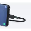 AUKEY CB-CD30 USB-A–USB-C kabelis 0,9 m, nailoninis pynimas, 60W PD, 3A, juodas