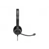PORT CONNECT | Stereo USB ausinės PRO ON'R 300 | Laidinės | Ant ausų | Triukšmo slopinimas | Juodos