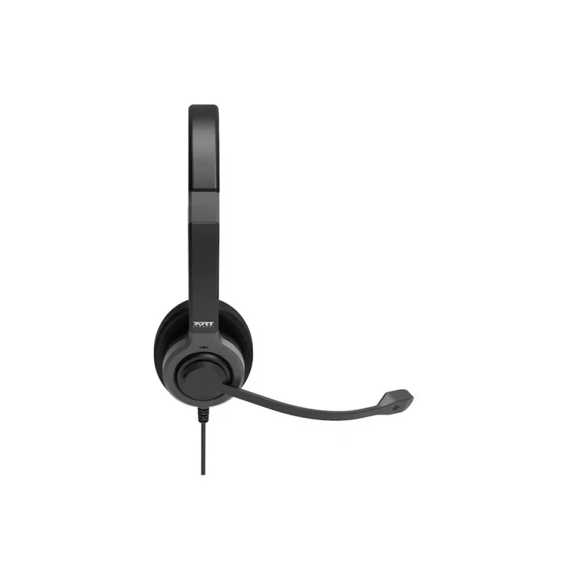 PORT CONNECT | Stereo USB ausinės PRO ON'R 300 | Laidinės | Ant ausų | Triukšmo slopinimas | Juodos