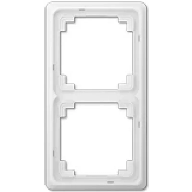 JUNG CDP 582 WW. Produktfarbe: Weiß, Markenkompatibilität: JUNG, Material: Duroplast. Breite: 84 mm, Höhe: 155 mm (CDP582WW)