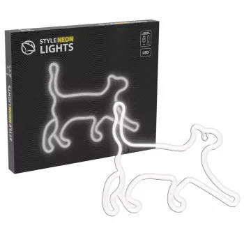 Neoninio stiliaus dekoratyvinė šviesa MANTA SNL70WH Style Neon Lights CAT 2 White 70 cm