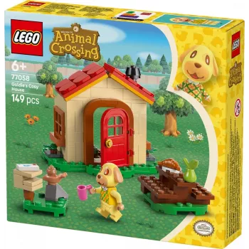 Konstruktorius LEGO Animal Crossing Jaukus namelis 77058, 149 dalių, 1 minifigūrėlė, dydis 120×90×70 mm