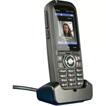 IP Telefono ragelis AGFEO DECT 75 IP juodas