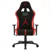 ONEX STC Alcantara L Series biuro/kompiuterinė kėdė su porankiais, AirSuede, juoda/raudona