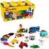 LEGO 10696 Classic Vidutinė kūrybinė plytų dėžė su lengvu laikymu, spalvingos plytos, statybų rinkinys žaislams vaikams, berniukams ir mergaitėms nuo 4 metų
