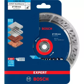 Bosch 2608900661 pjūklo diskas betonui ir akmeniui 150 mm 1 vnt.