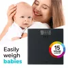 Svarstyklės Salter SA00300 GGFEU16 Add and Weigh juodos