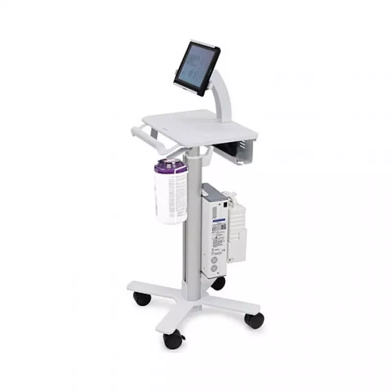 Ergotron Tablet Cart SV10 – Planšetinis vežimėlis planšetei / klaviatūrai, metalinis, baltas, aliuminis, iki 30,5 cm (12 colių) ekranui