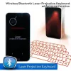 Lazerinė projekcinė klaviatūra Doy model kompaktiška nešiojama belaidė Bluetooth klaviatūra