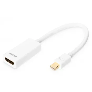 Adapterinis kabelis Digitus Mini DisplayPort į HDMI A tipą