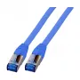 EFB-Elektronik RJ45 jungiamasis laidas Cat.6A S/FTP TPECat.7 superflex mėlynas 1m (K5525FBL.1)
