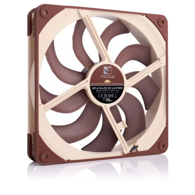 Noctua NF-A14X25 G2 LS-PWM 140 mm korpuso ventiliatorius
