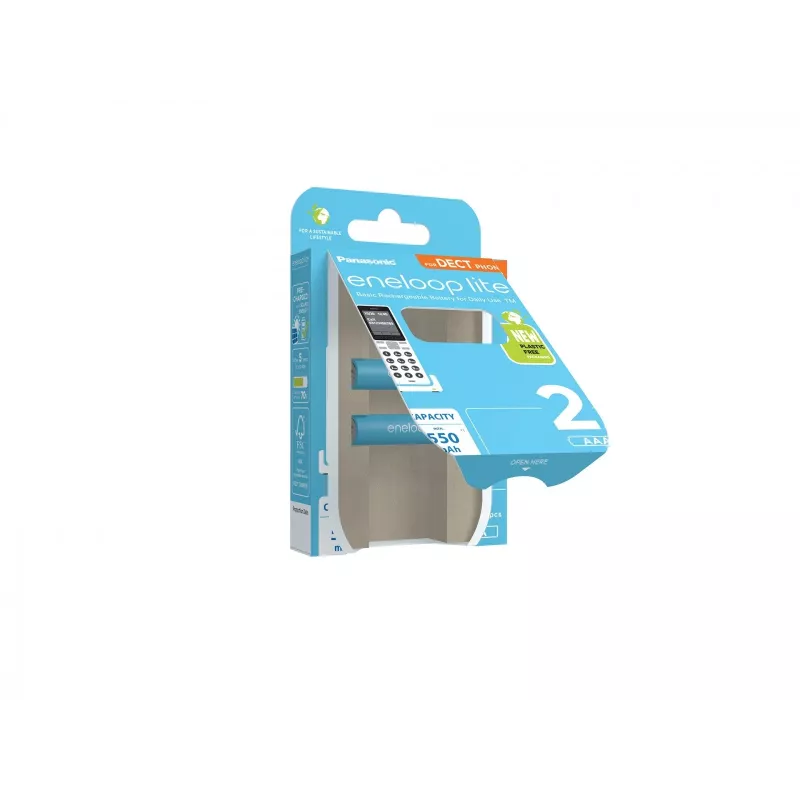 Eneloop 52361162 Eneloop Lite AAA Įkraunama NiMH Baterija 1.2V 5