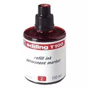 Rašalo pildymo kasetė Edding T-100 Original Raudona