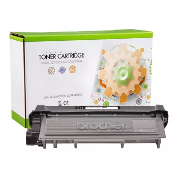 Kasetė su toneriu Static Control, skirta Brother TN-2310BK, perdirbta, juoda