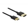 DeLOCK Slim Premium HDMI laidas – HDMI (standartinis) į Mini-HDMI, 2,0 m, juodas (84778)