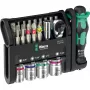 Wera Tool-Check Modular Imperial mini reketinis, lizdų ir antgalių rinkinys, 21 detalė (05049001001)
