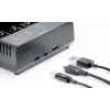 Gembird BC-USB-02 USB įkroviklis ličio jonų, NiCd, NiMH baterijoms